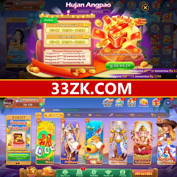 33ZK Slot Anti Rungkad Indonesia